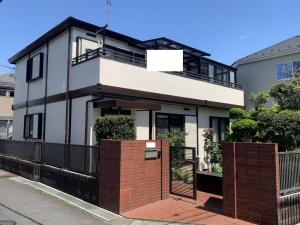 松戸市 N様 外壁塗装工事　外壁のひび割れもしっかり補修！