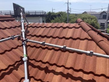 江戸川区で屋根カバー工事を行いました。